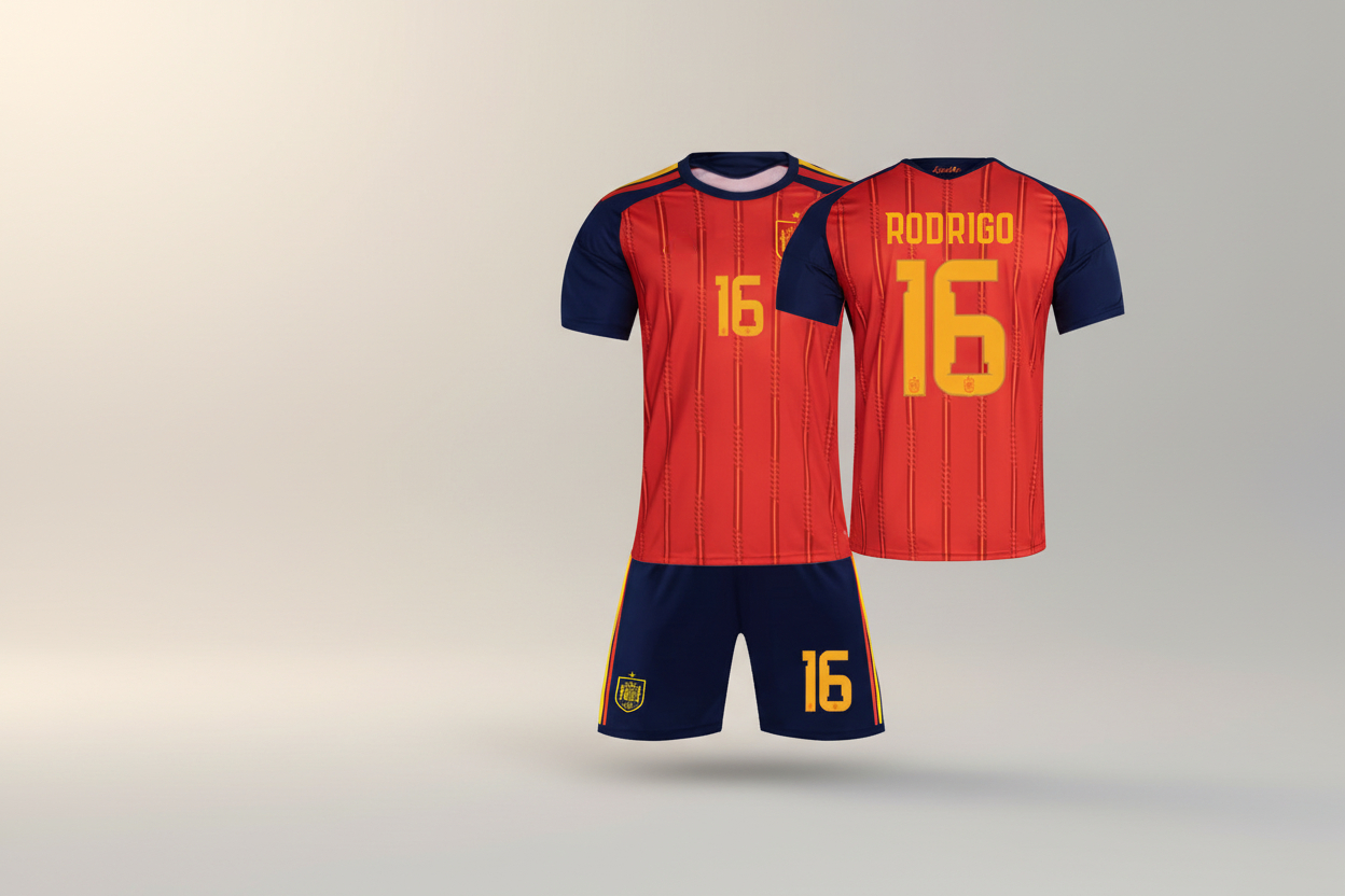 Spain Custom Jersey World cup Football 2026