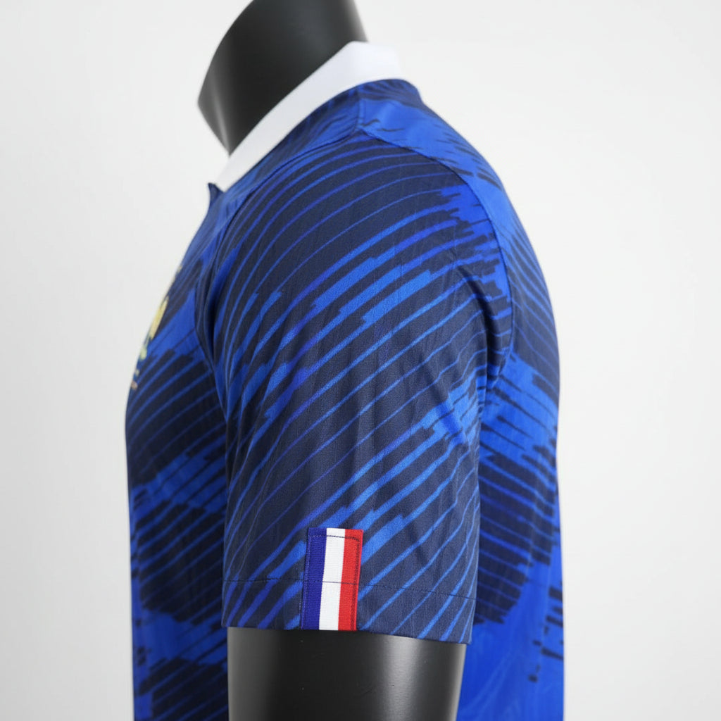France World Cup Football Jersey | Short Sleeve Competition Uniform Unisex Adult | Fan version