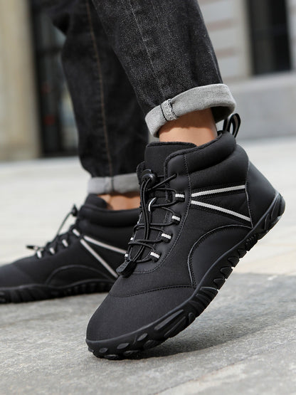 Winter Cross-border Outdoor Leisure Sports For Men And Women, Non-slip, Waterproof, Velvet And Thickened High-top Cotton Shoes, Snow Boots, Hiking Shoes