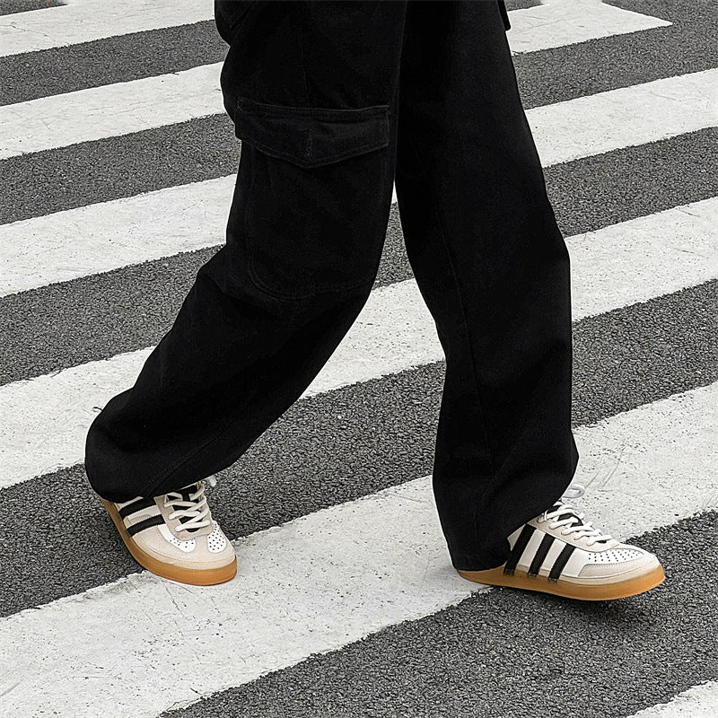 Niche Design Couples Sports Casual Men's Shoes Breathable Trend De Xun Board Shoes