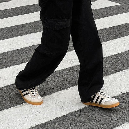 Niche Design Couples Sports Casual Men's Shoes Breathable Trend De Xun Board Shoes