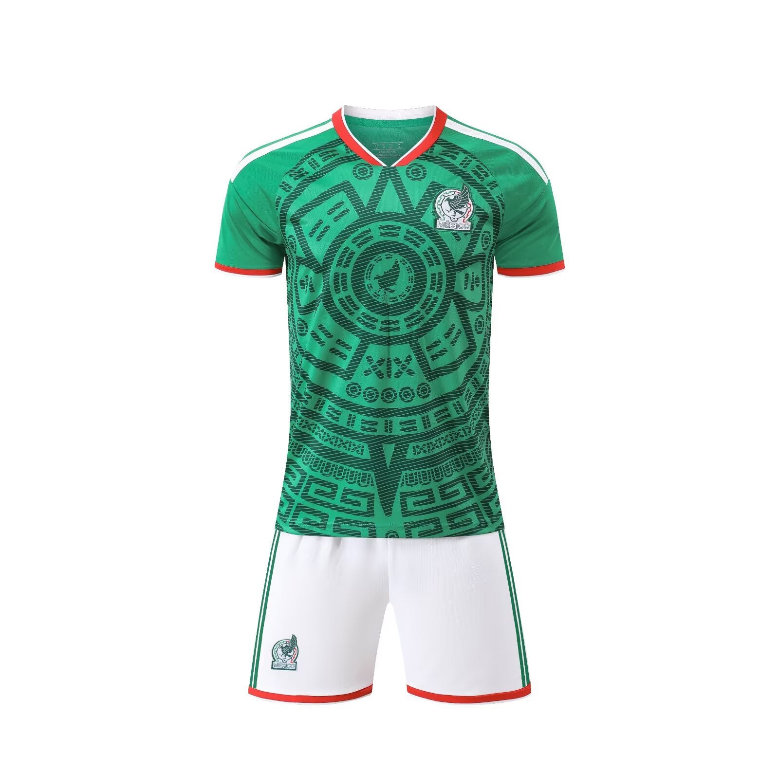 2026 World Cup Jersey Mexico Home National Team Football Uniform Children's Adult Team Uniform Jersey Size 14-3XL