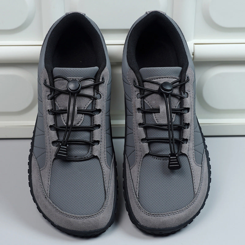 Autumn Men's Shoes, Sports And Casual Shoes, Outdoor Couples Leather Large Size Casual Wide Palm Men's And Women's Hiking Shoes Drop Shipping