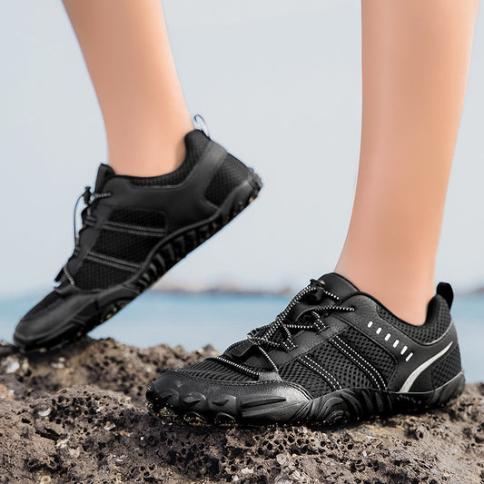 Outdoor Five-finger Large-size Stream Tracing Shoes, Couples Diving Fast-drying Breathable Beach Shoes, Swimming Fitness Hiking Shoes, Cycling