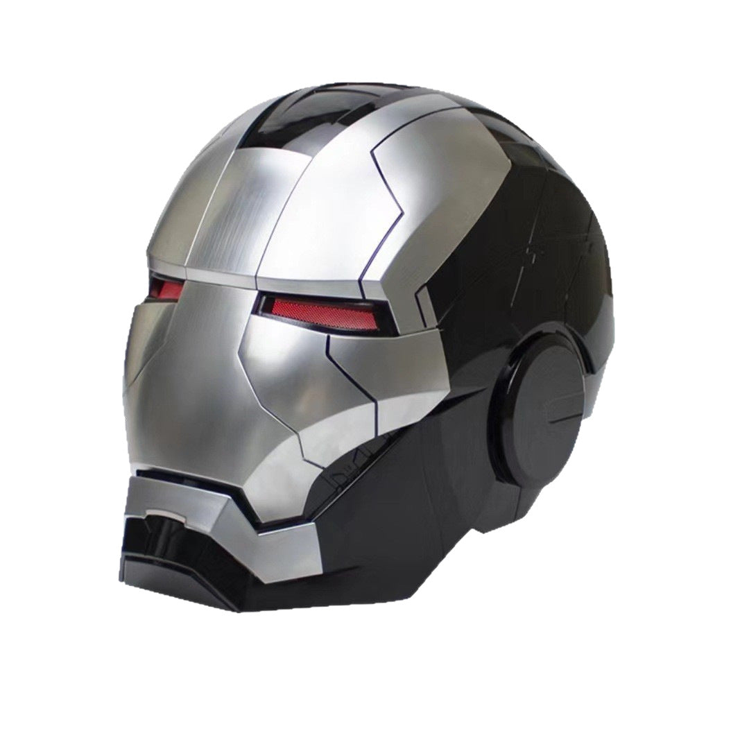 2026 New Model Iron Man Helmet In Black Gold And Black Silver, Electric Helmet With Voice-Activated Robot Mask