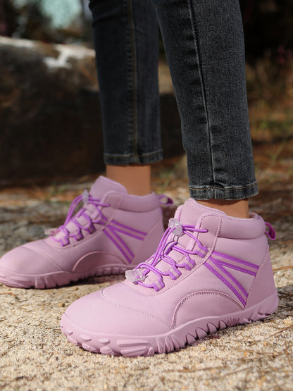 Winter Cross-border Outdoor Leisure Sports For Men And Women, Non-slip, Waterproof, Velvet And Thickened High-top Cotton Shoes, Snow Boots, Hiking Shoes