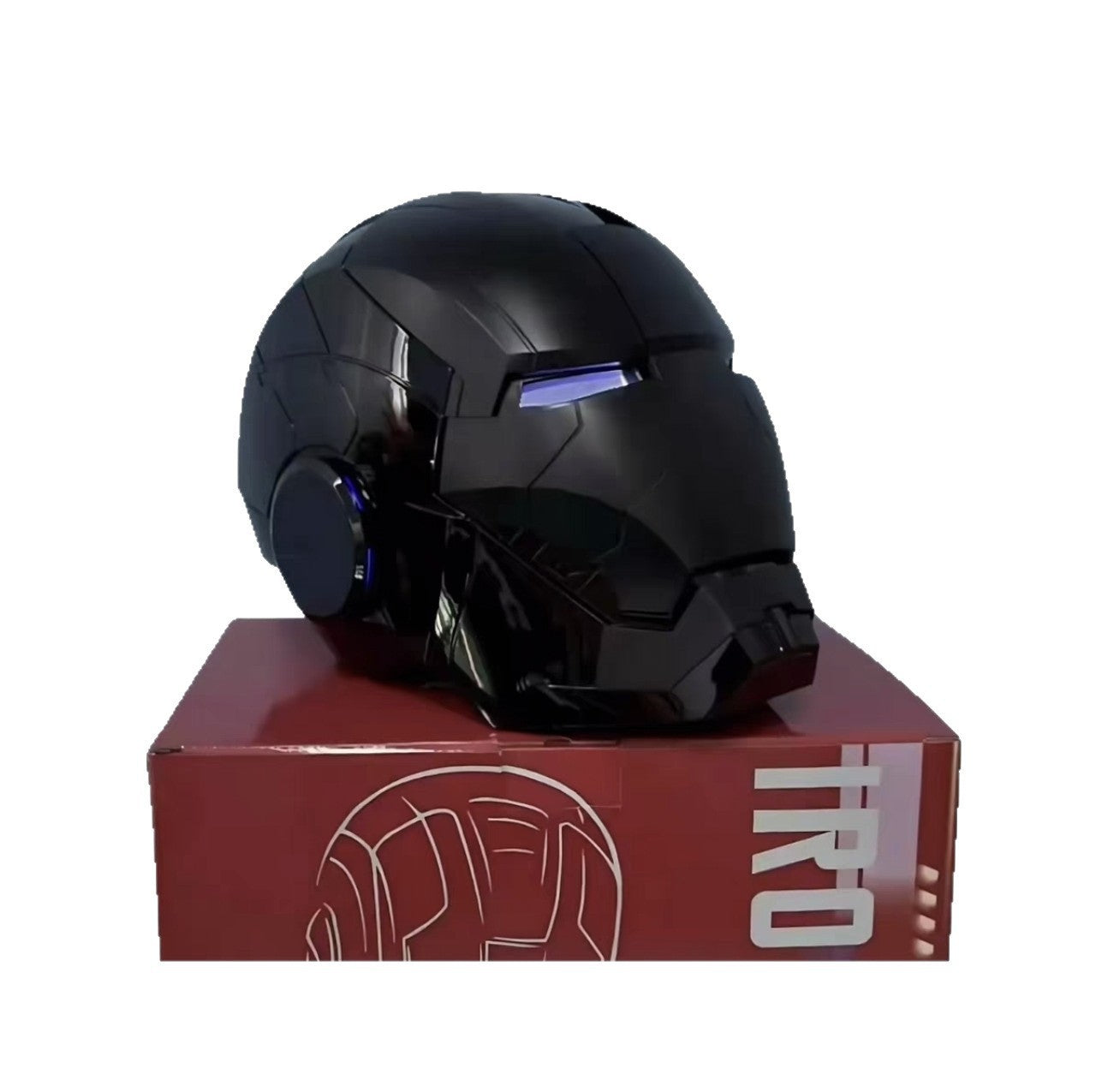 2026 New Model Iron Man Helmet In Black Gold And Black Silver, Electric Helmet With Voice-Activated Robot Mask