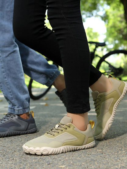 Cross-border Mesh Hiking Shoes For Men And Women, Large Size Outdoor Rock Climbing Shoes, Hiking Shoes, Rubber Soles, Non-slip Walking Shoes, Breathable