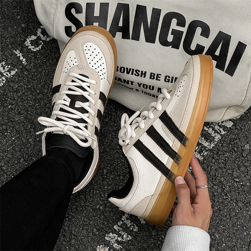 Niche Design Couples Sports Casual Men's Shoes Breathable Trend De Xun Board Shoes