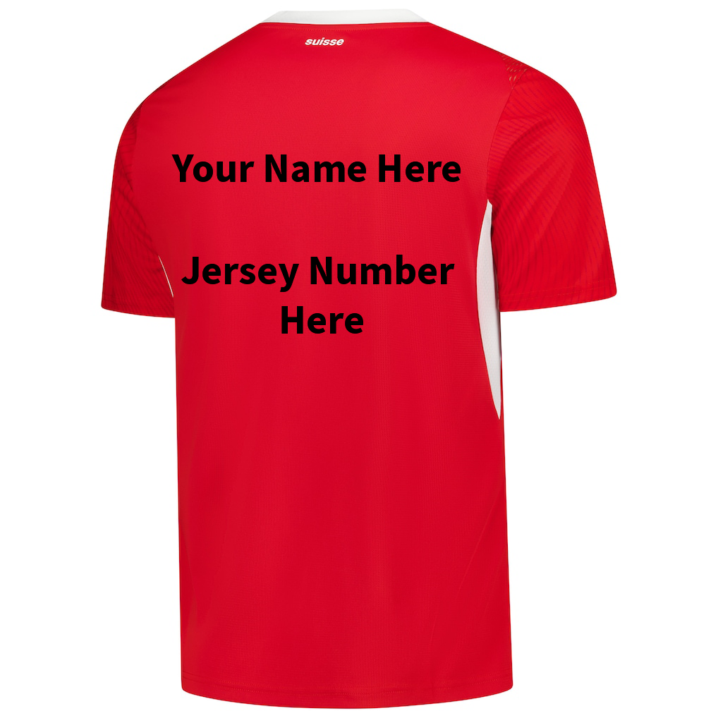 Switzerland World Cup Custom Fan Jersey 2026