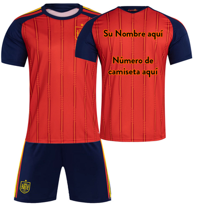 Spain Custom Jersey World cup Football 2026